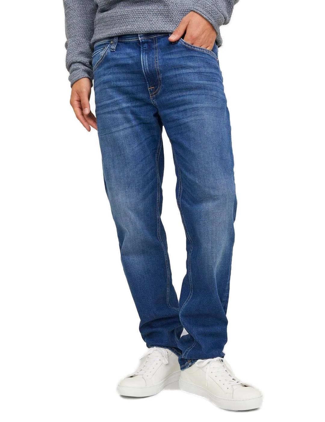 Pantalón vaquero Jack&Jones Clark azul regular para hombre