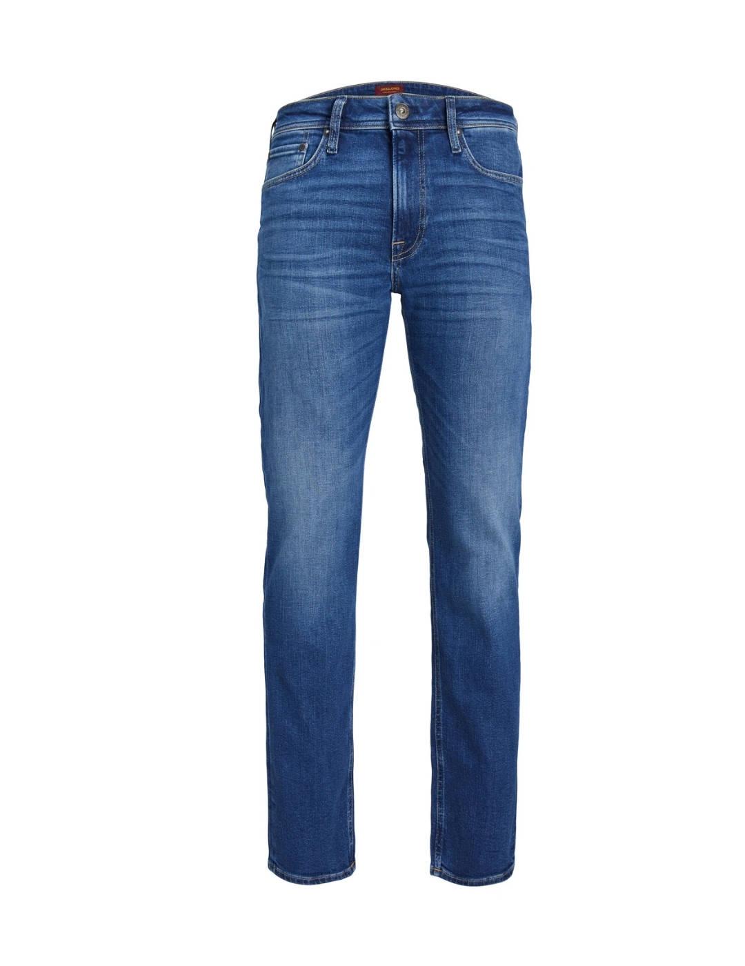 Pantalón vaquero Jack&Jones Clark azul regular para hombre