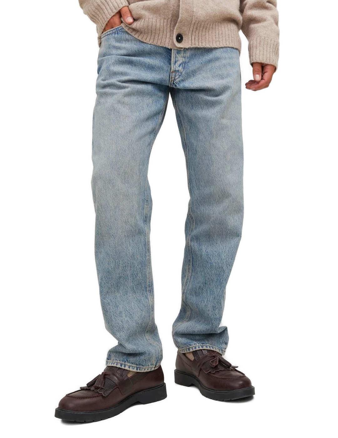 Pantalón vaquero Jack&Jones Chris azul regular para hombre