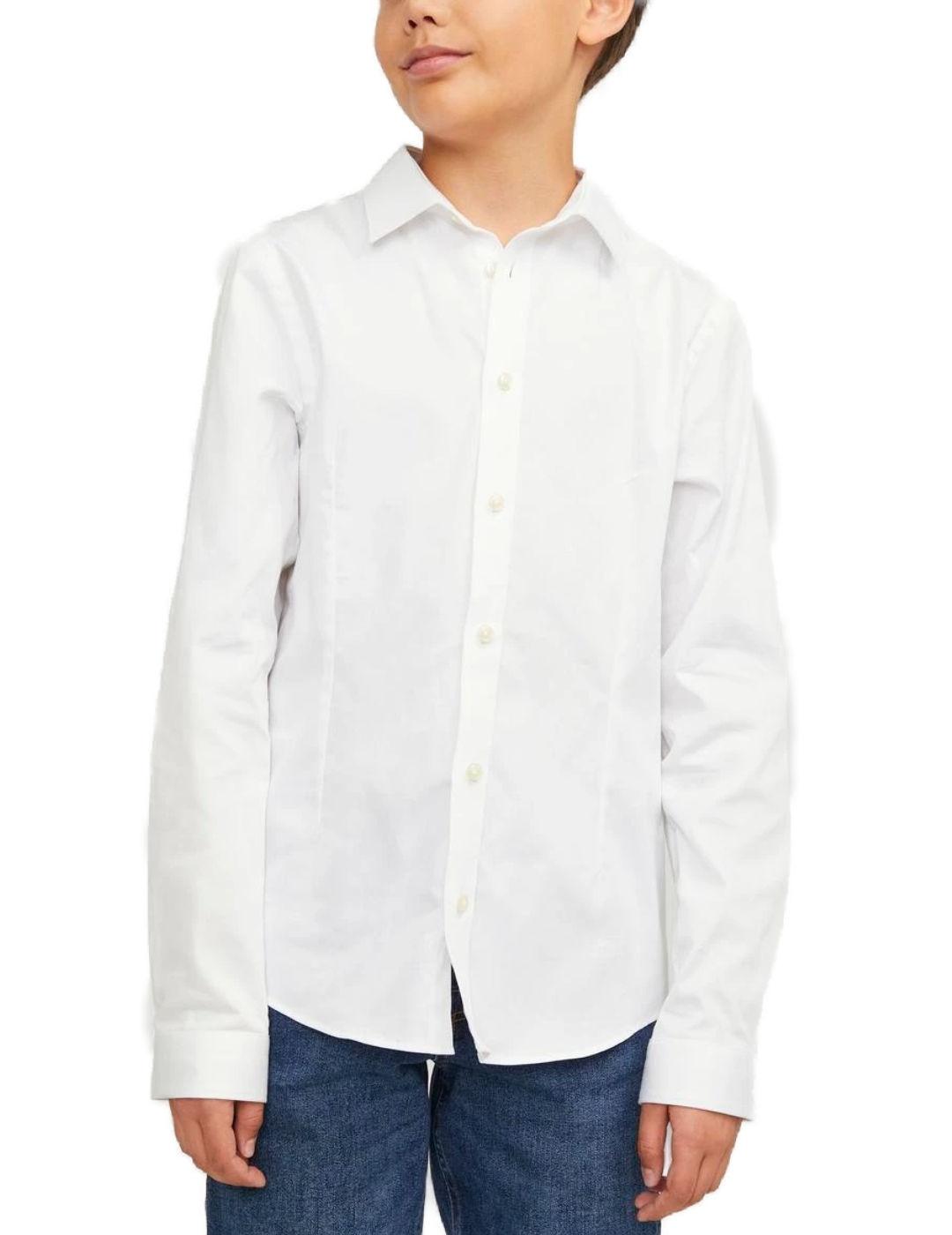 Camisa Jack&Jones Junior Parma blanca para niño