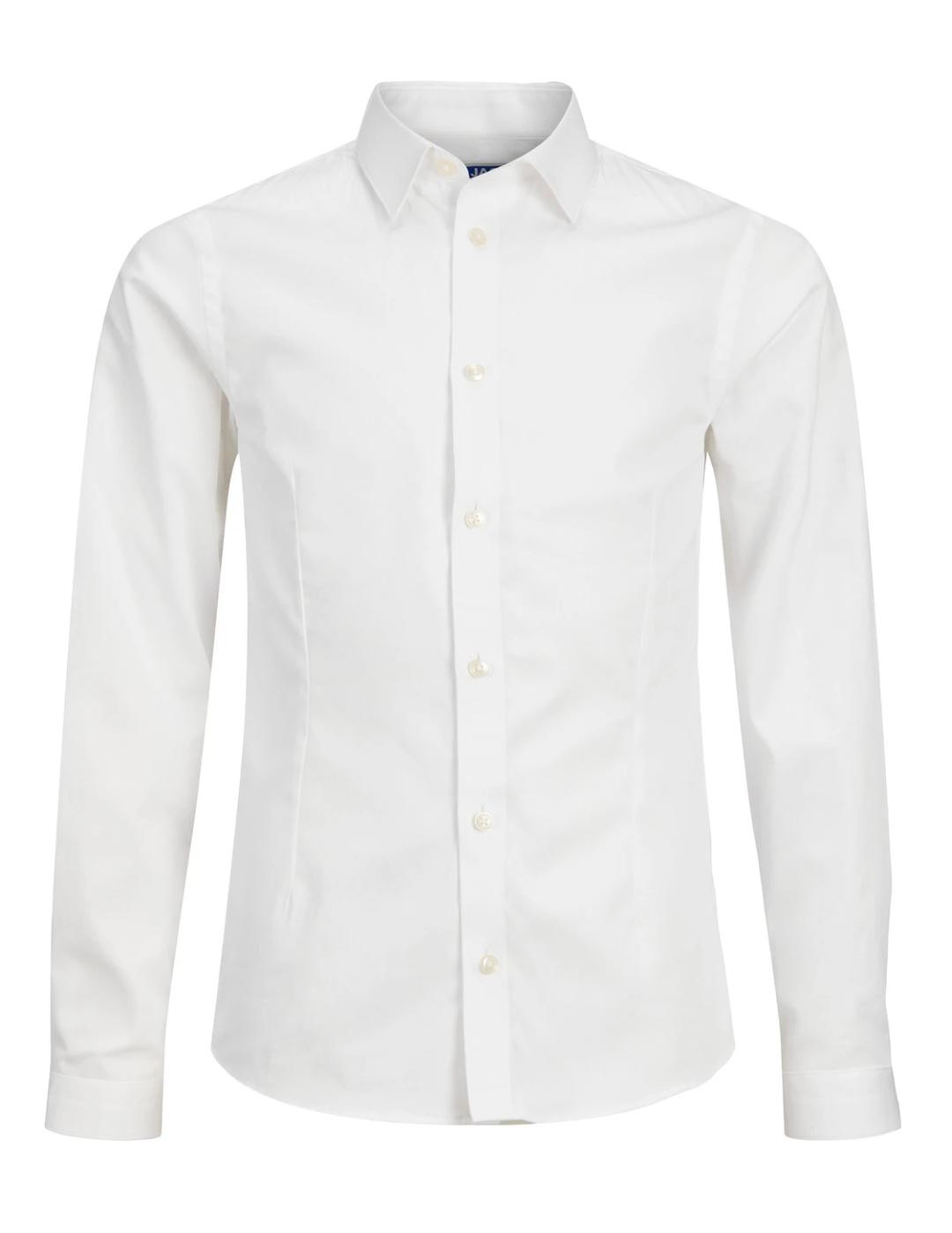 Camisa Jack&Jones Junior Parma blanca para niño