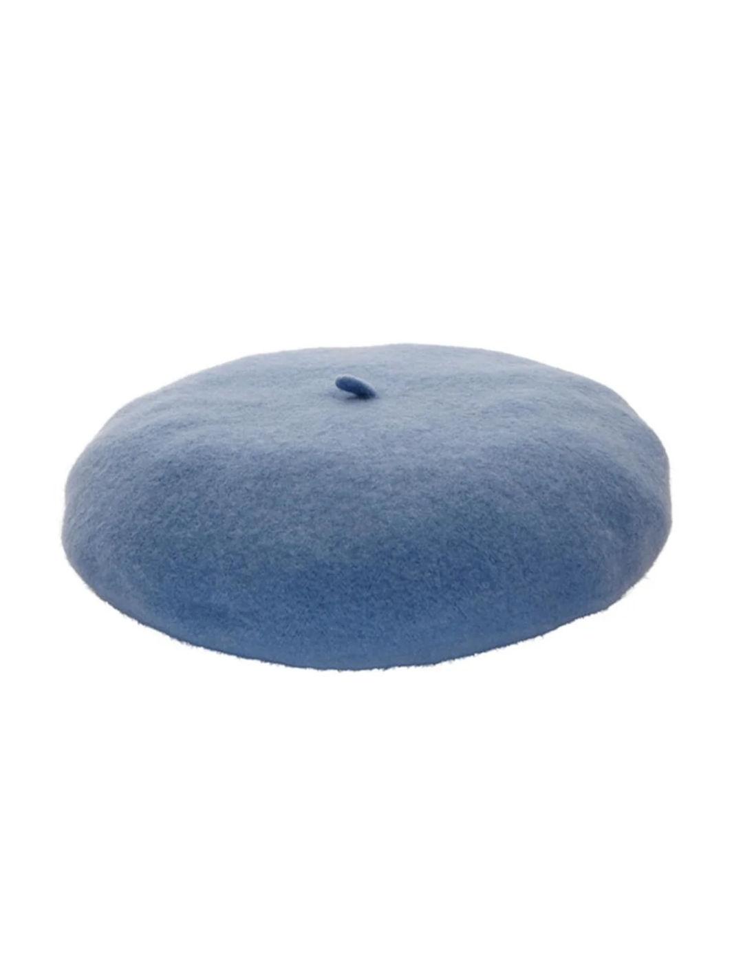 Boina Only de lana azul celeste para mujer- b