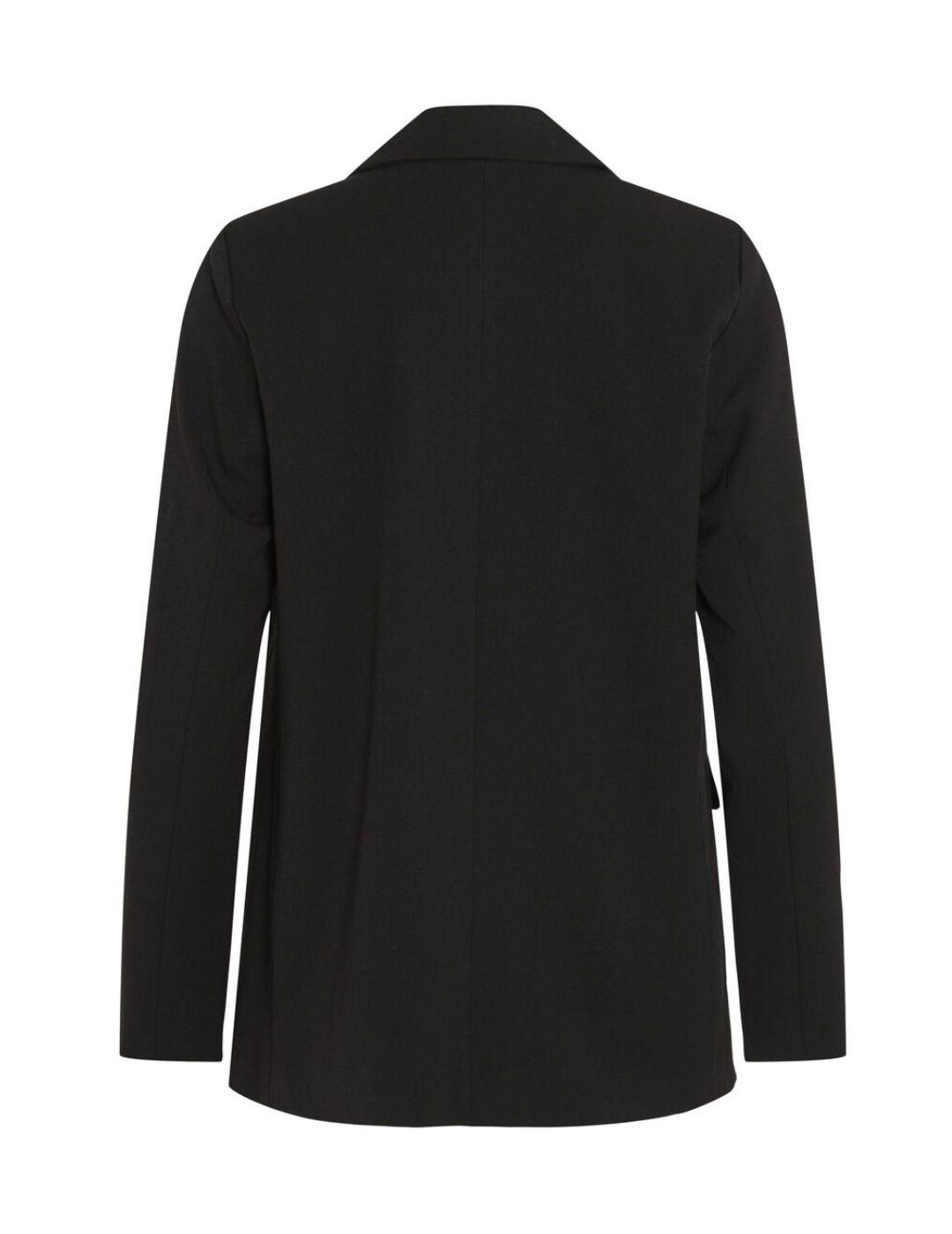 Chaqueta blazer Vila Arone negro loose fit para mujer