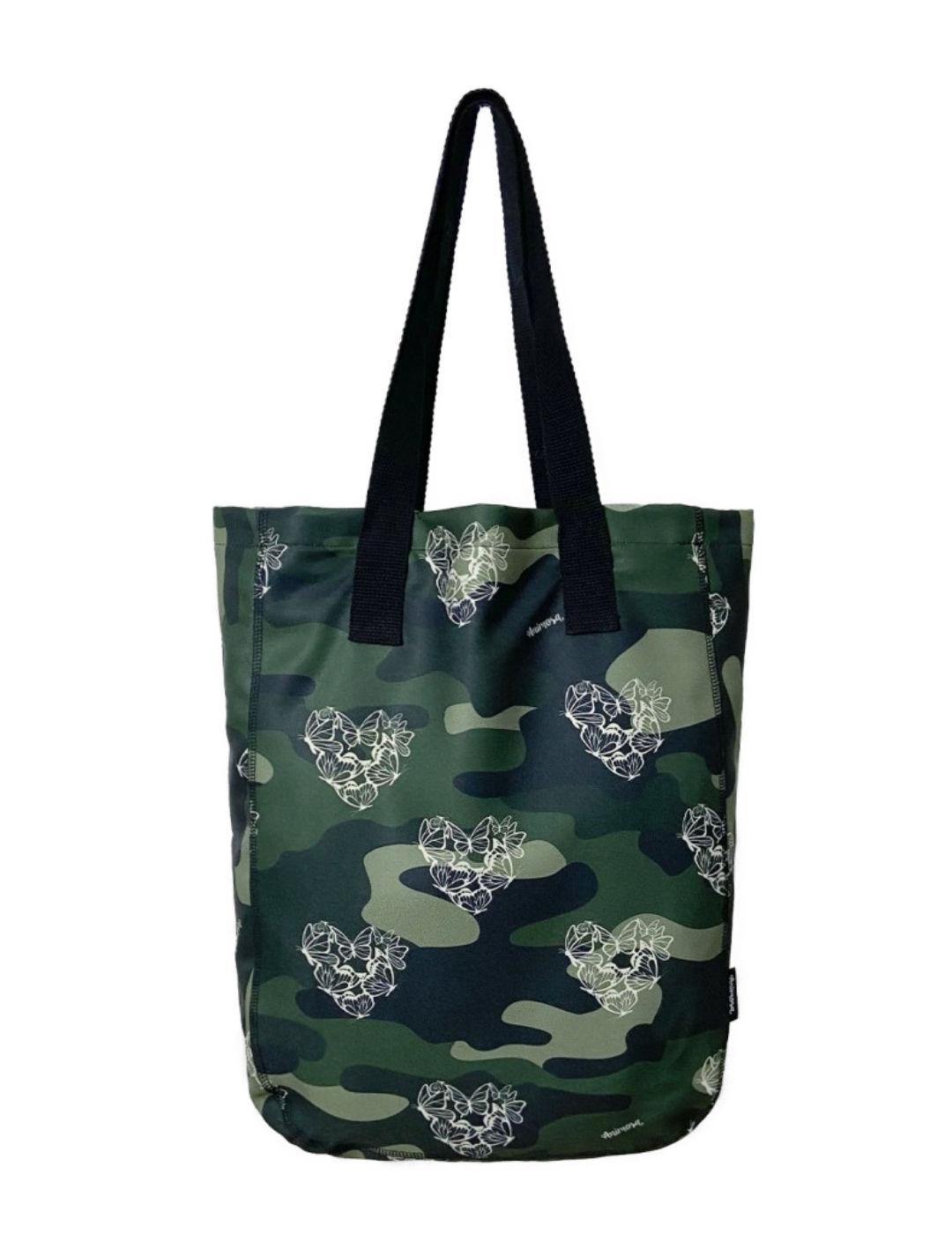 Bolsa tote bag Animosa Las mariposas camuflaje para mujer