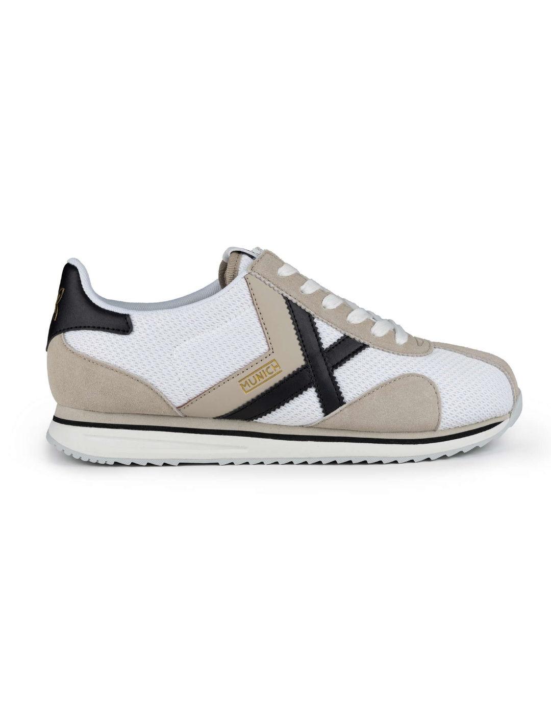 Zapatillas Munich Sapporo 179 blanca y negra de hombre