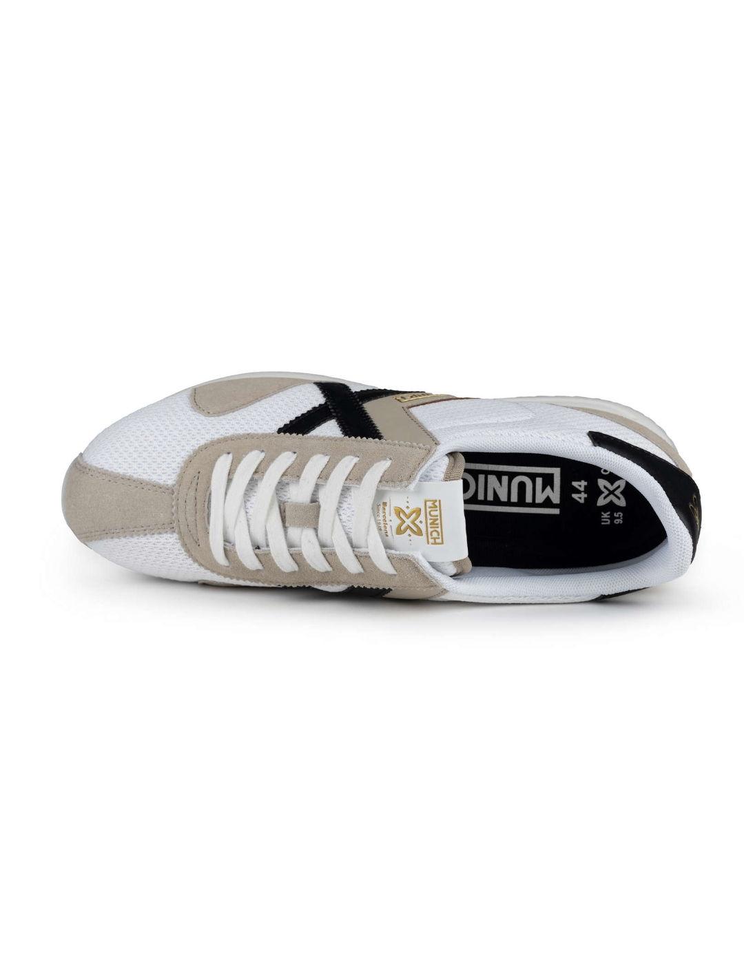 Zapatillas Munich Sapporo 179 blanca y negra de hombre