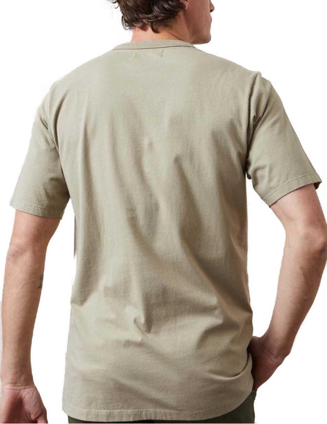 Camiseta Altonadock verde kaki km 0 manga corta hombre