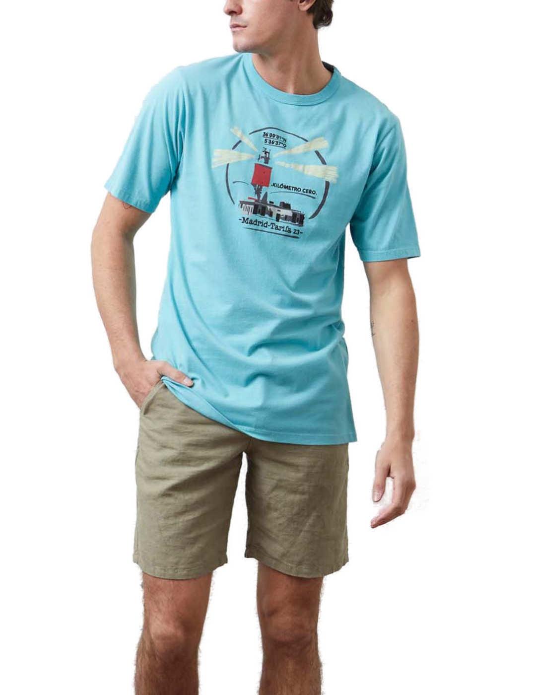 Camiseta Altonadock azul claro Km 0 manga corta para hombre