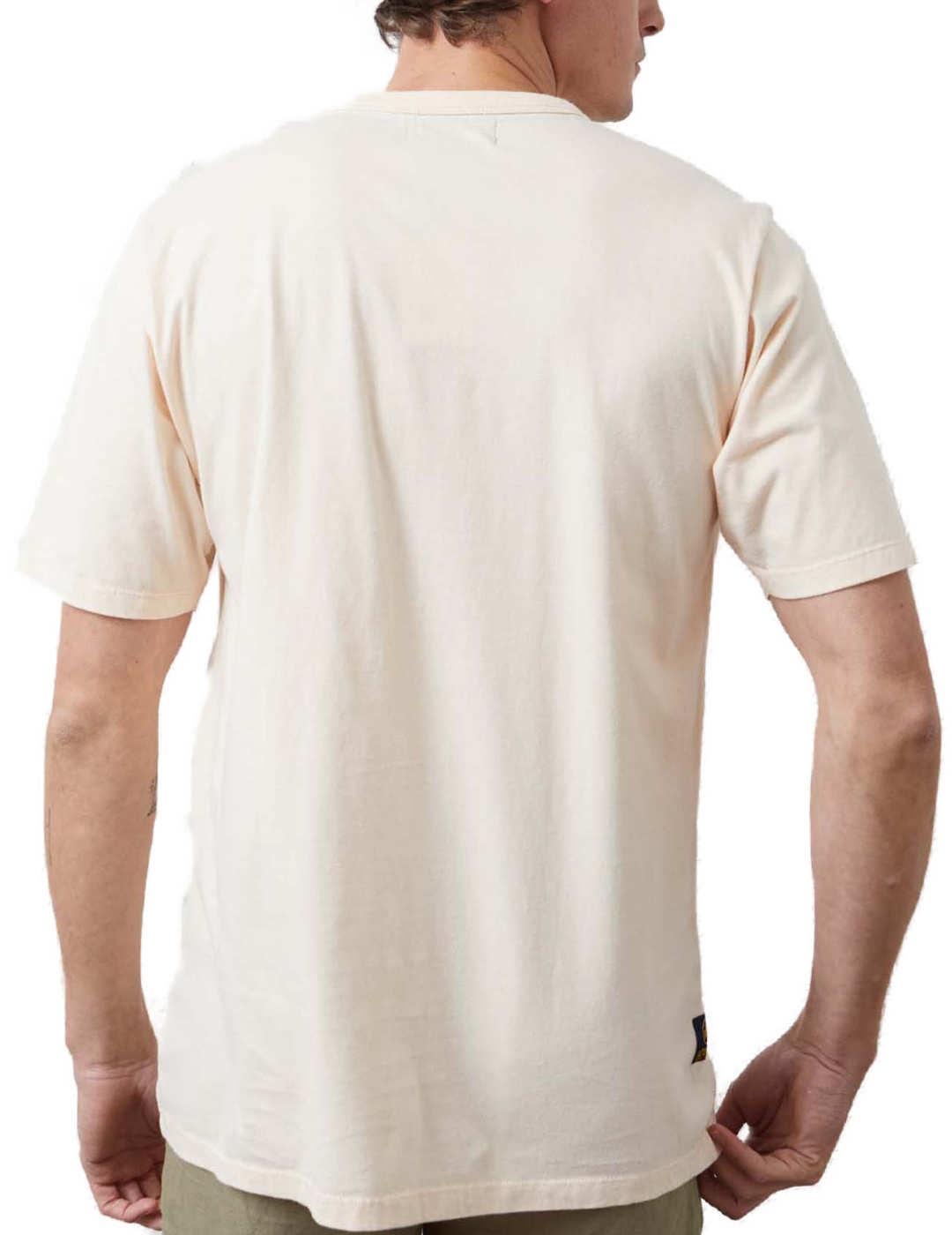 Camiseta Altonadock salmón claro manga corta para hombre