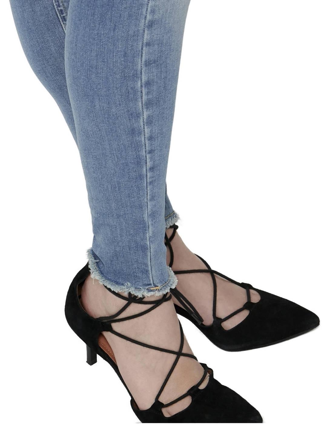 Vaquero Only Blush azul claro para mujer-&
