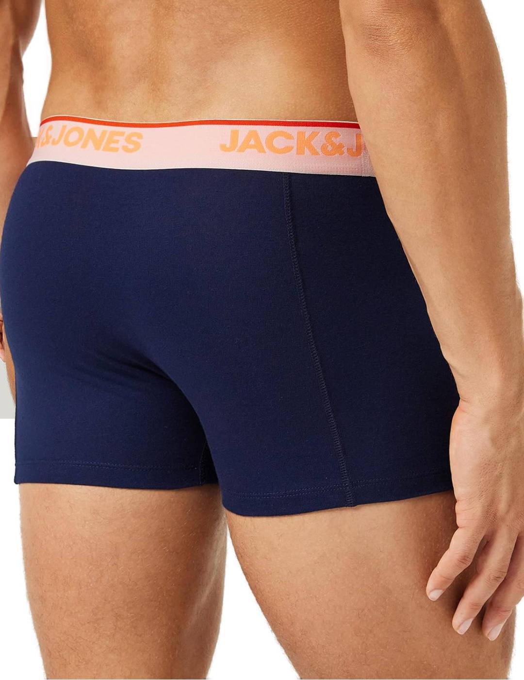 Intimo Jack&Jones Dave pack3 rayas para hombre