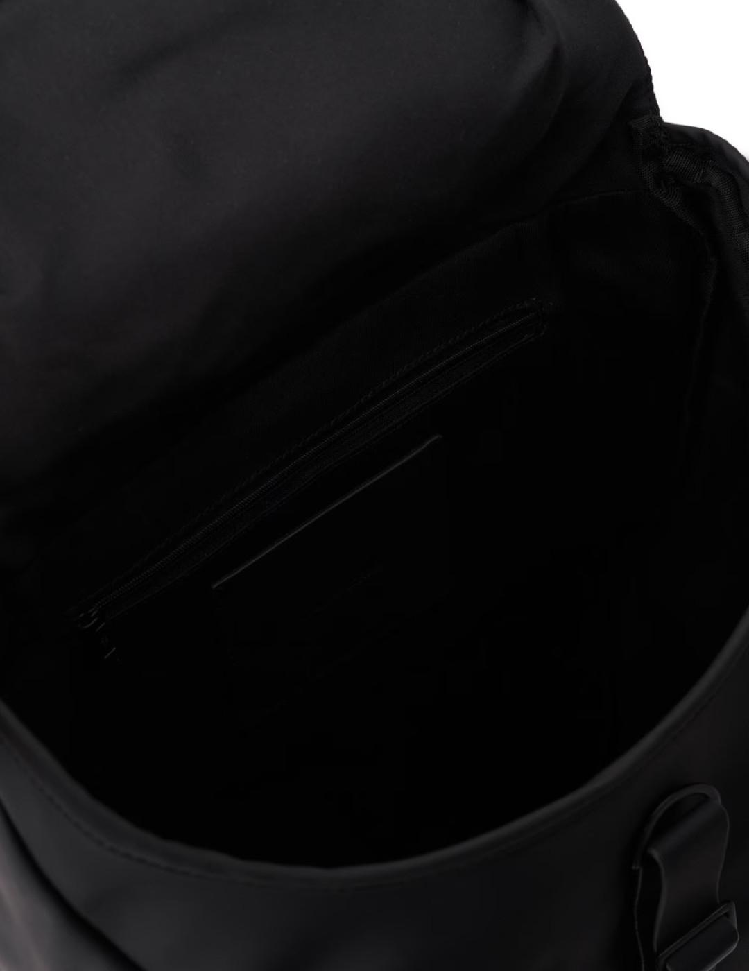 Mochila Salsa con bolsillos laterales en negro unisex
