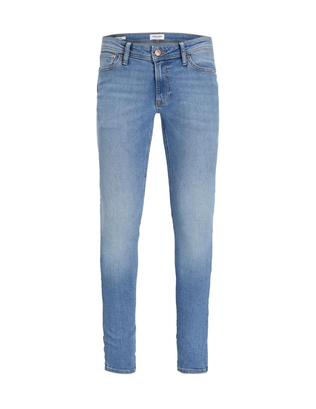 Pantalón vaquero Jack/df01Jones Liam skinny azul claro de hombre
