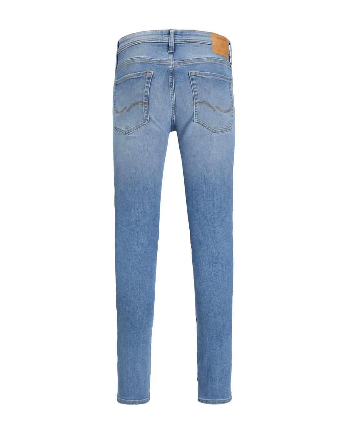 Pantalón vaquero Jack/df01Jones Liam skinny azul claro de hombre