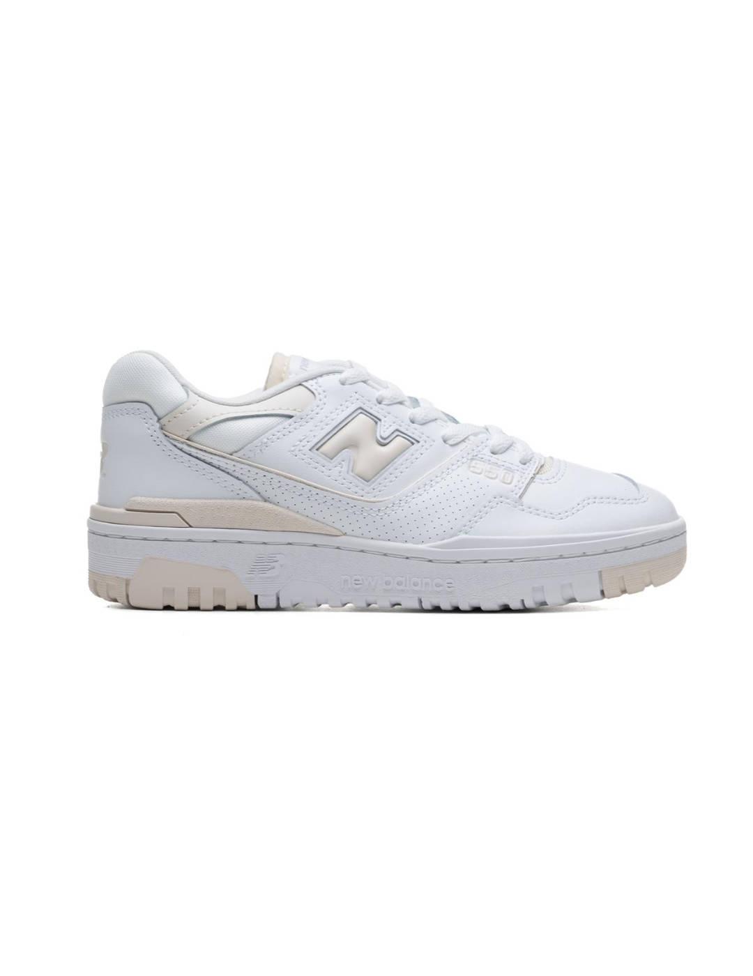 Zapatillas New Balance w550 blanca y beige para mujer