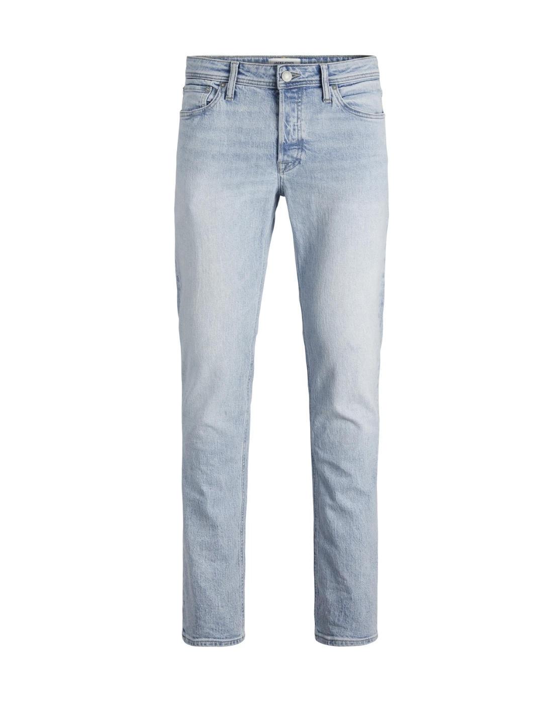 Pantalón vaquero Jack&Jones Tim azul claro Straight  hombre