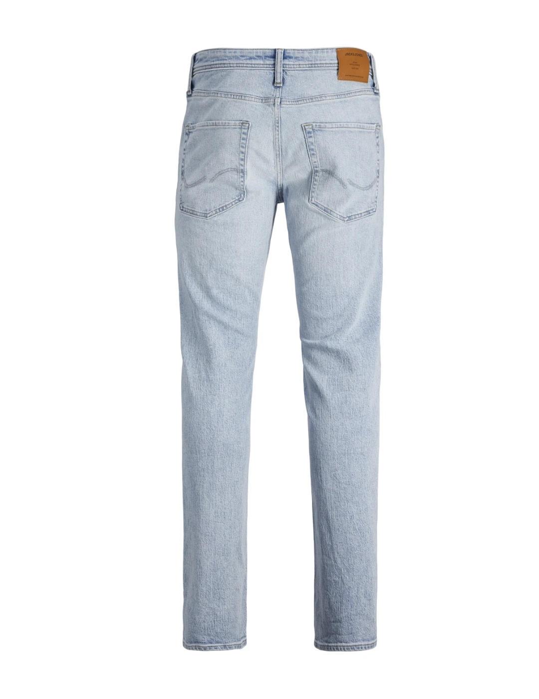 Pantalón vaquero Jack&Jones Tim azul claro Straight  hombre