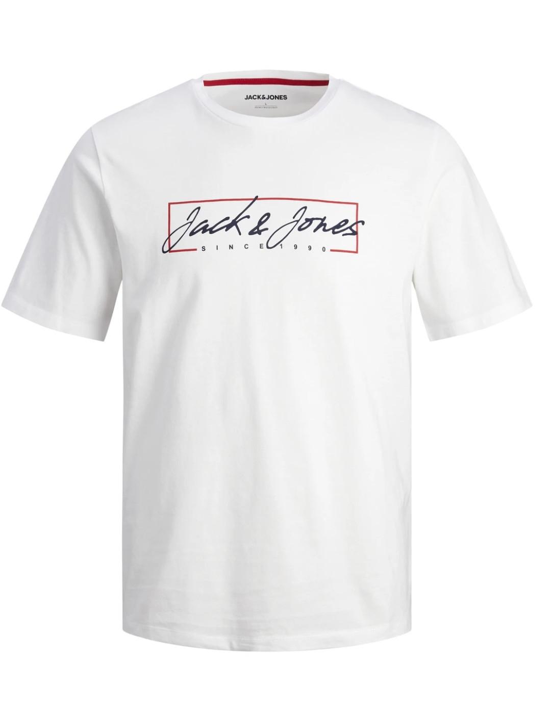 Camiseta Jack&Jones Zuri blanco manga corta para hombre