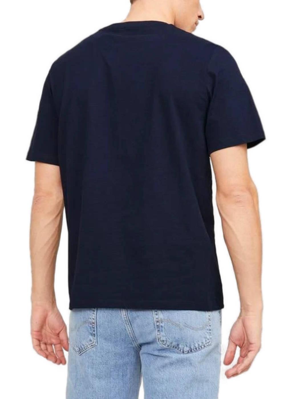 Camiseta Jack&Jones Zuri marino manga corta para hombre