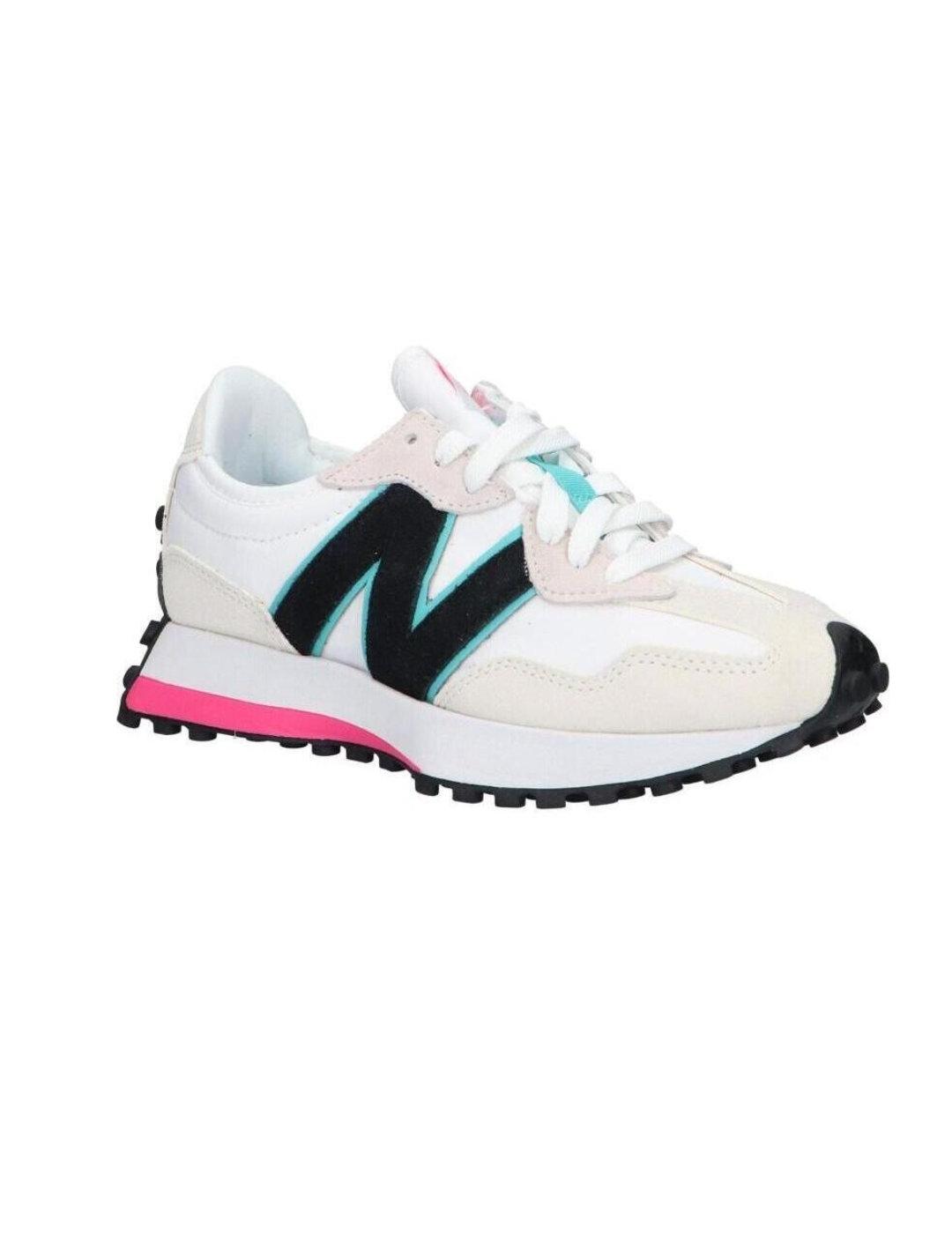 Zapatillas New Balance 327 blanca N negro para mujer