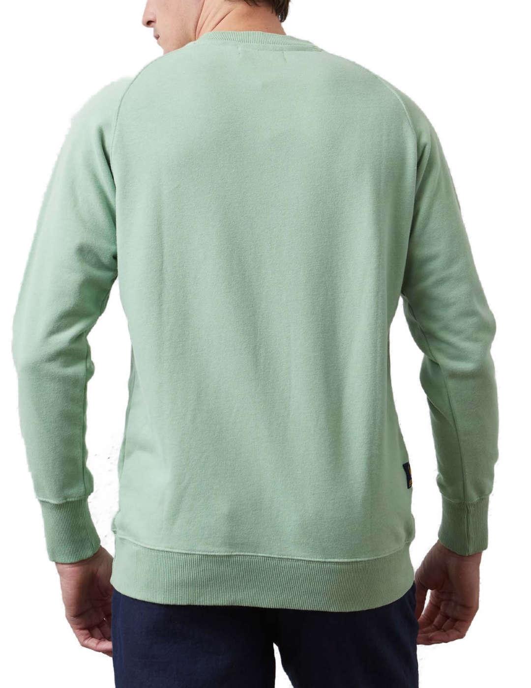 Sudadera Altonadock sin capucha verde madrid-tarifa hombre