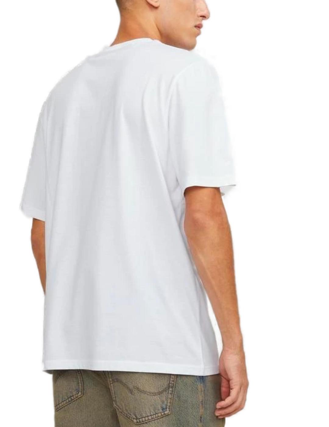Camiseta Jack&Jones Heavens blanco manga corta para hombre
