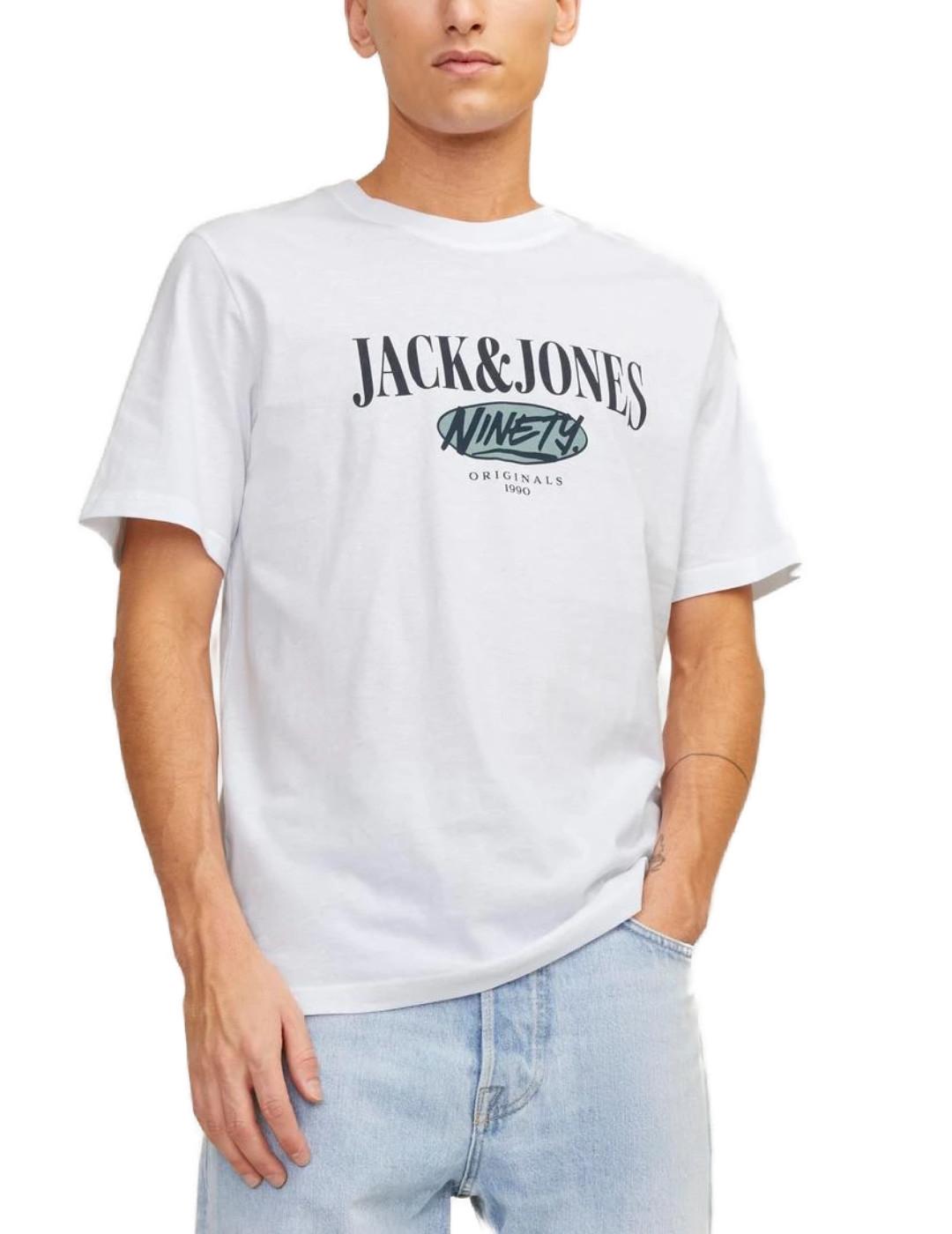 Camiseta Jack&Jones Cobin blanco manga corta para hombre
