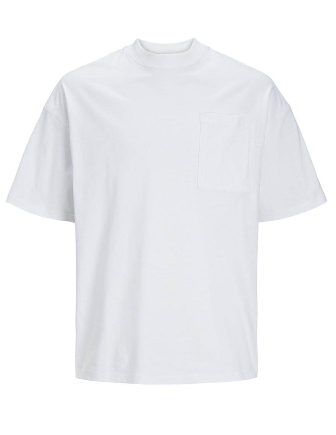 Camiseta básica Jack&Jones Clean blanco manga corta  hombre