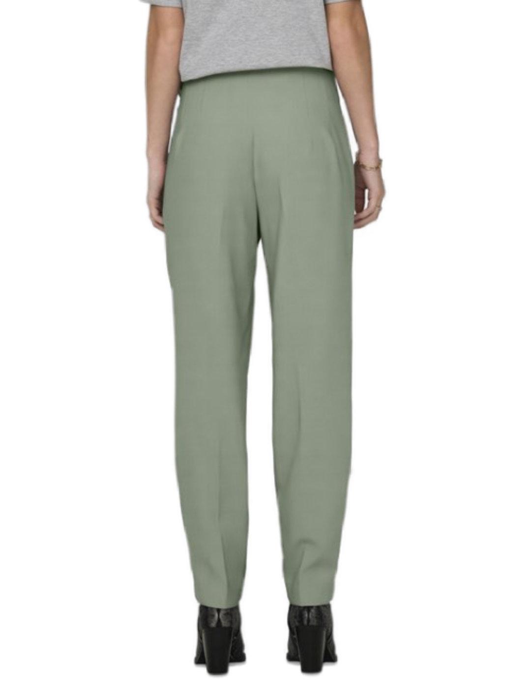 Pantalón de vestir Only Raven verde Regular para mujer