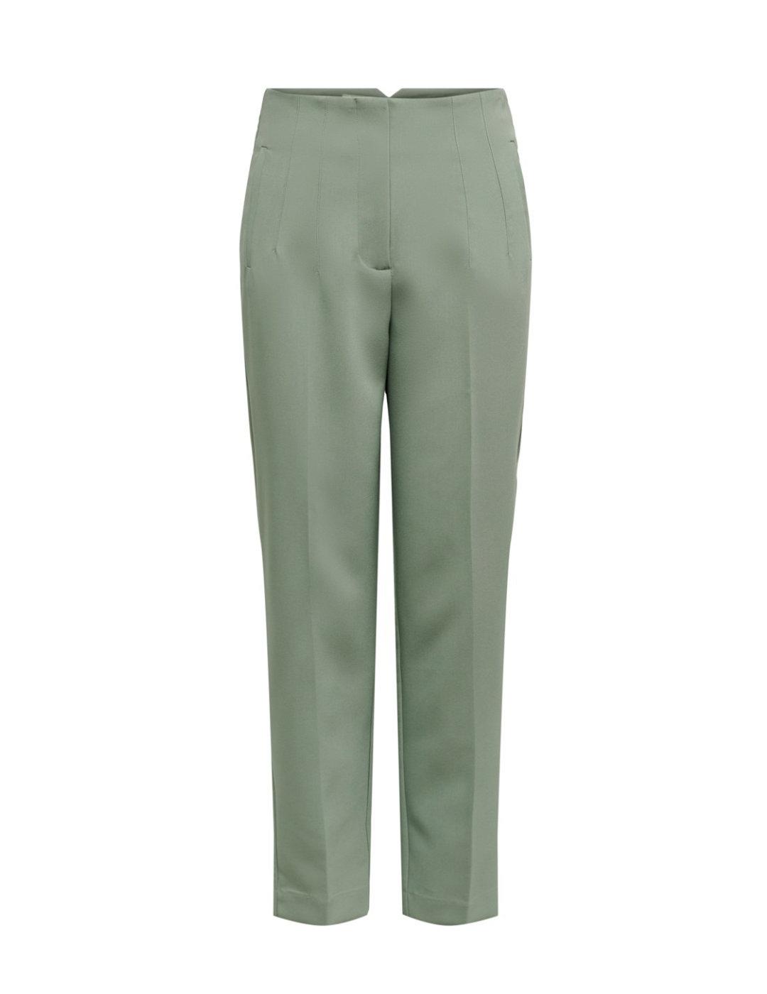 Pantalón de vestir Only Raven verde Regular para mujer