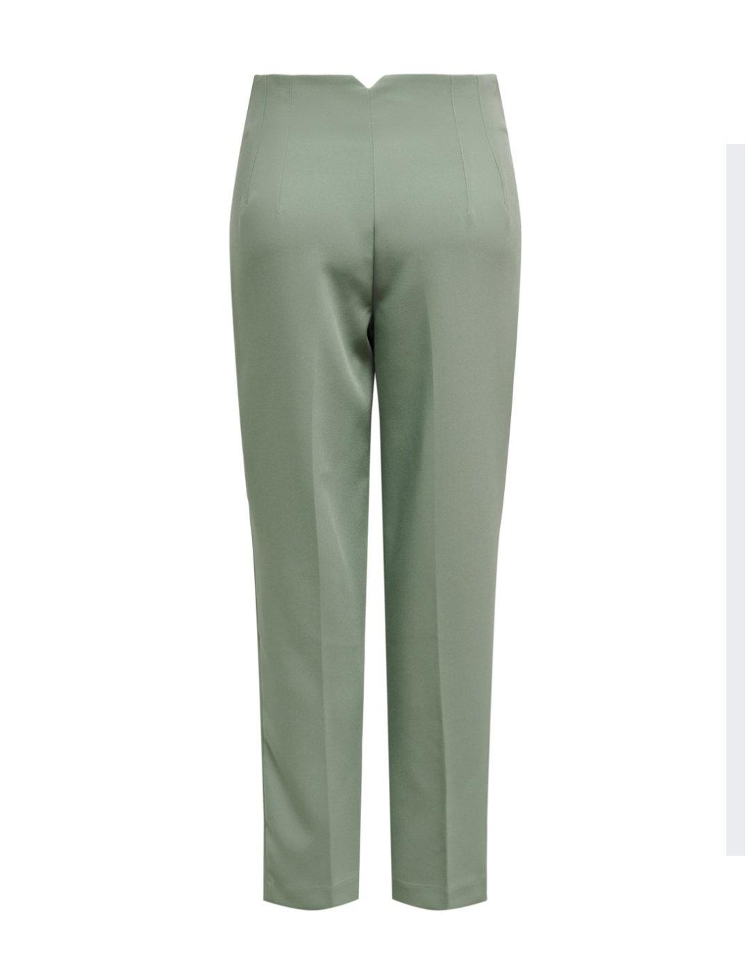 Pantalón de vestir Only Raven verde Regular para mujer