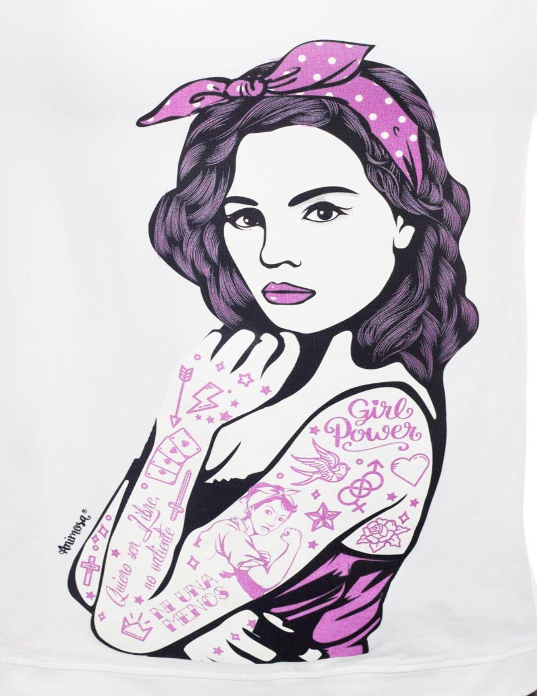 CAMISETA TATTOO BLANCA-W