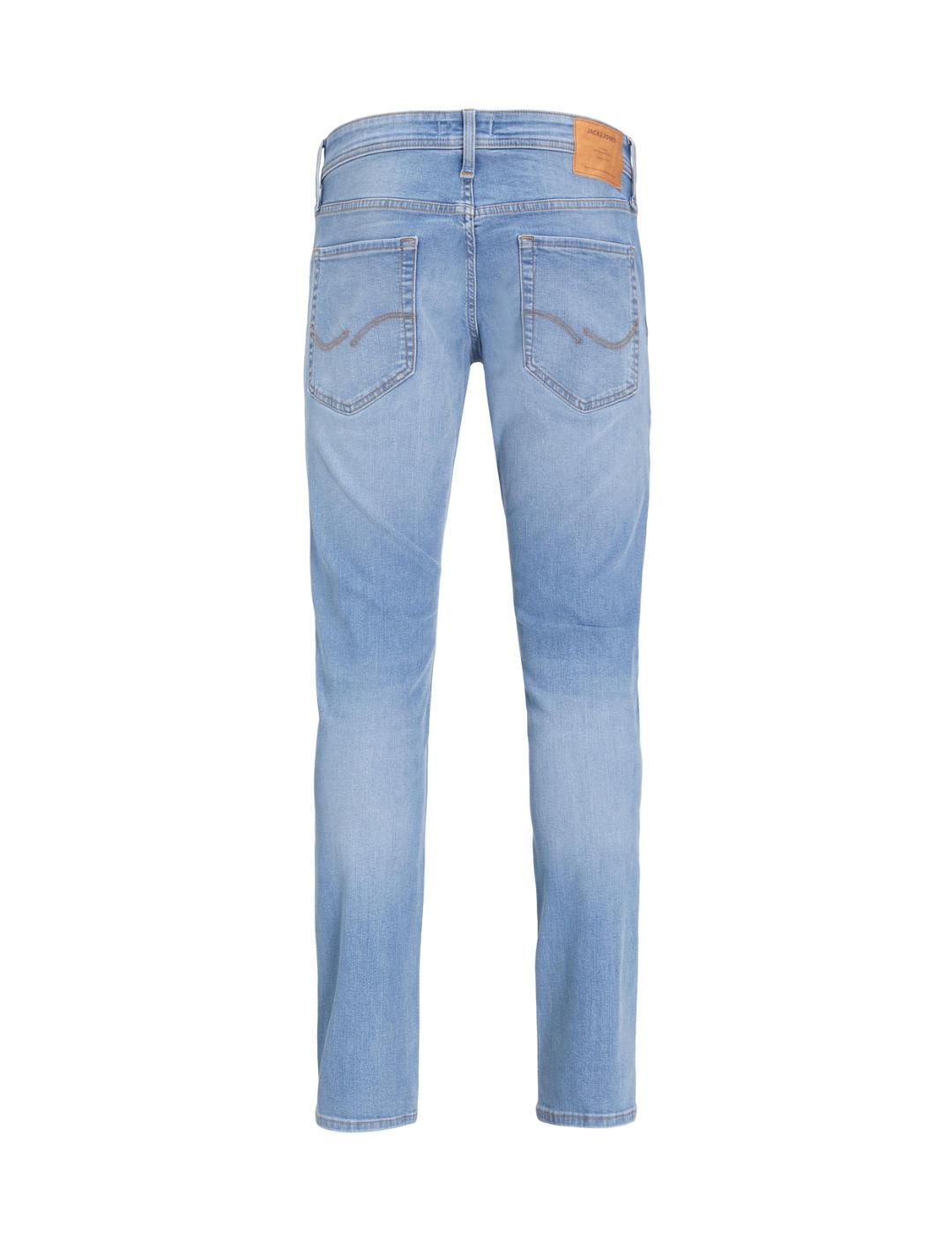 Pantalón vaquero Jack&Jones Glenn azul claro Slim de hombre