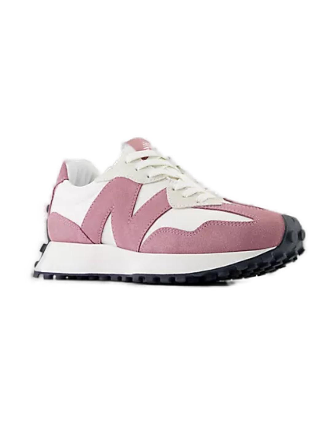 Zapatillas New Balance WS327MB rosa y blanco para mujer