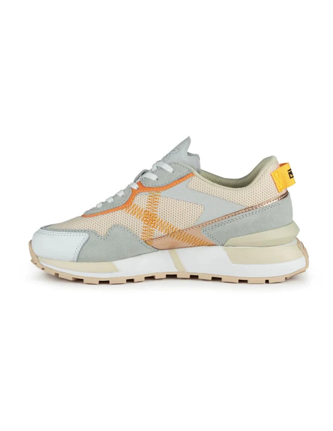 Zapatillas Munich Pulsar naranja/gris para mujer