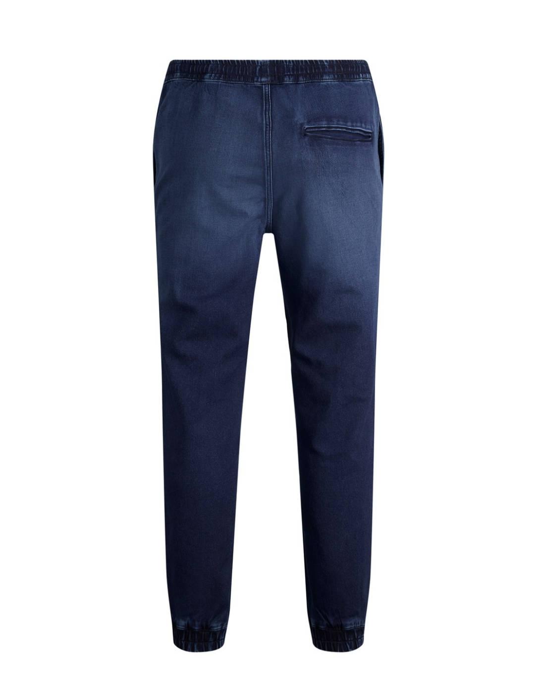 Pantalón vaquero Jack&Jones Gordon marino con puño de hombre