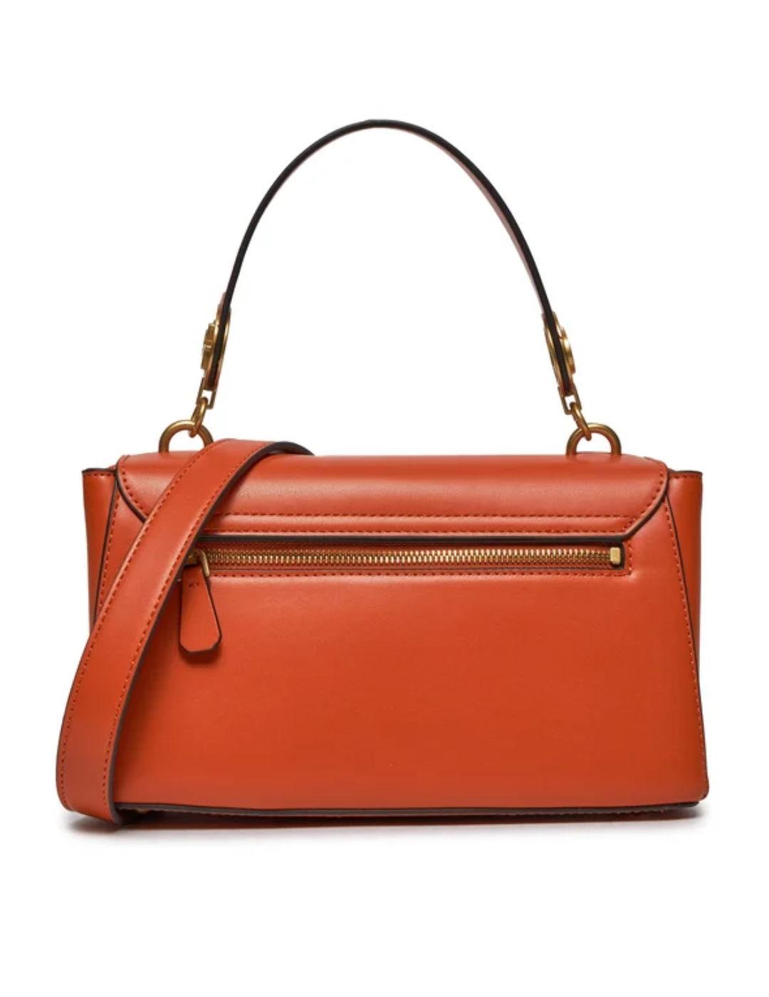 Bolso Guess Masie naranja con asa ajustable para mujer