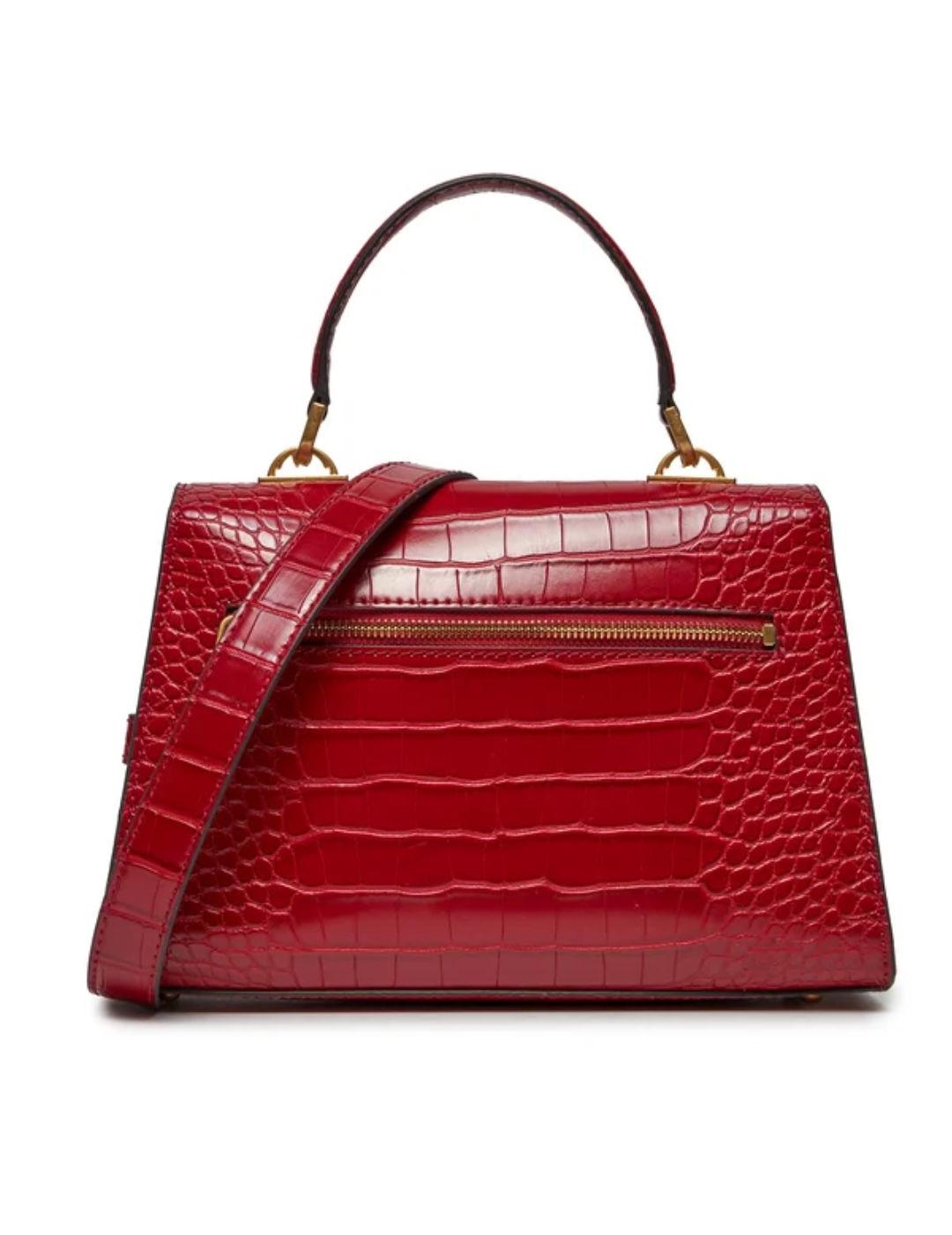Bolso Guess Sestri rojo con asa de quita y pon para mujer