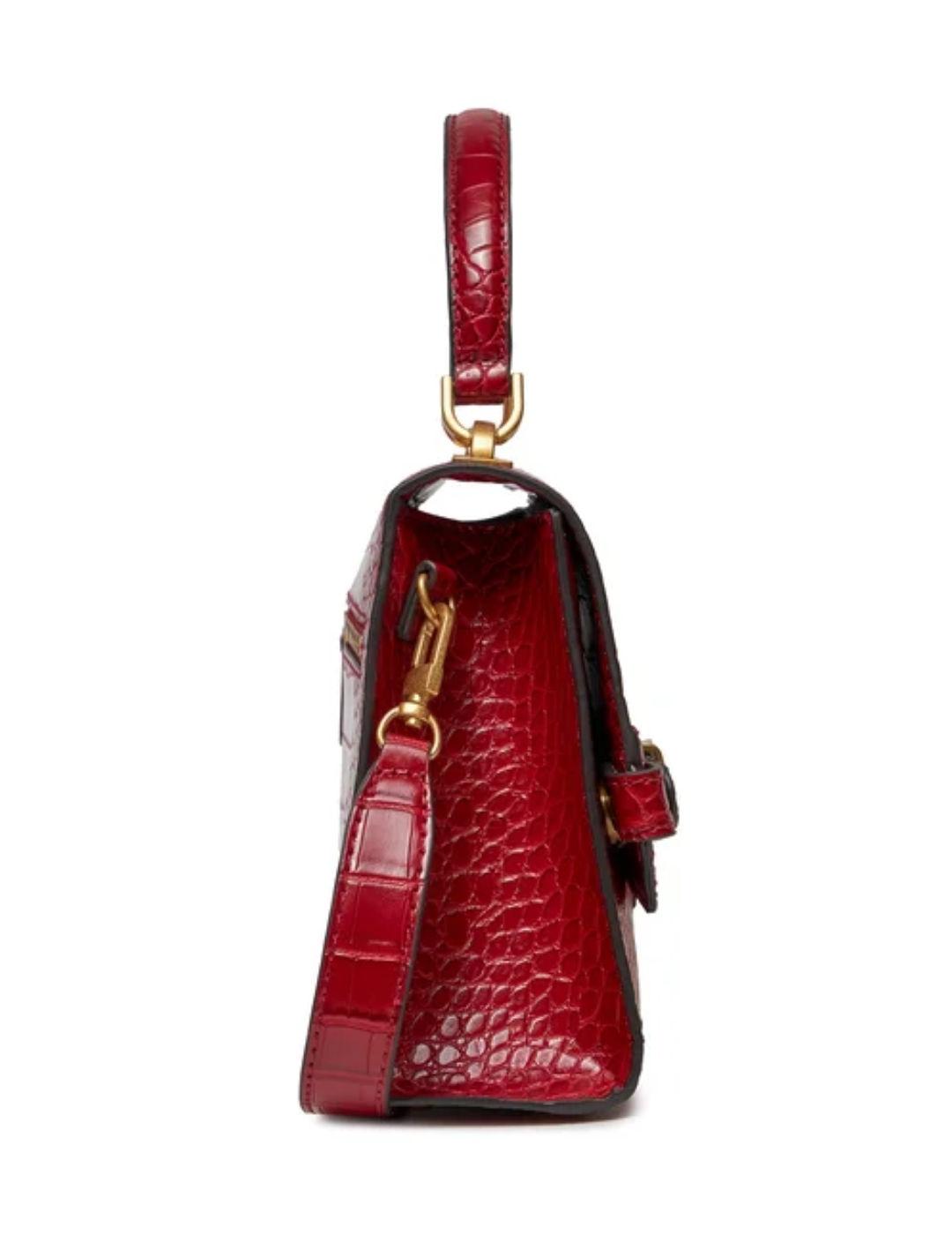 Bolso Guess Sestri rojo con asa de quita y pon para mujer