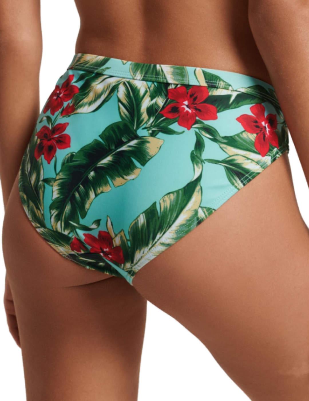 Braga bikini Superdry floral turquesa para mujer