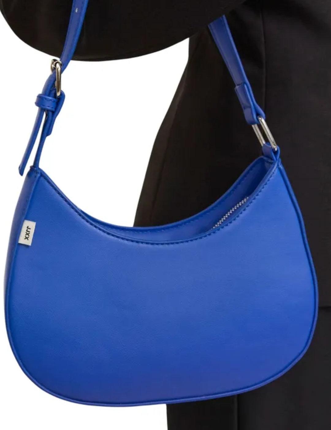 Bolso JJXX Lexington azulón con asa y cremallera para mujer