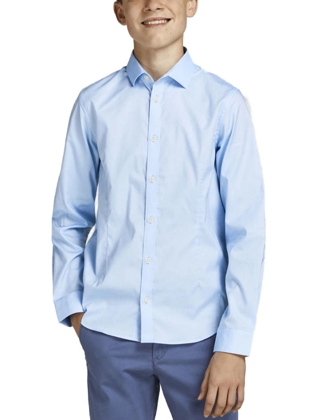 Camisa Jack&Jones Junior Parma azul celeste para niño