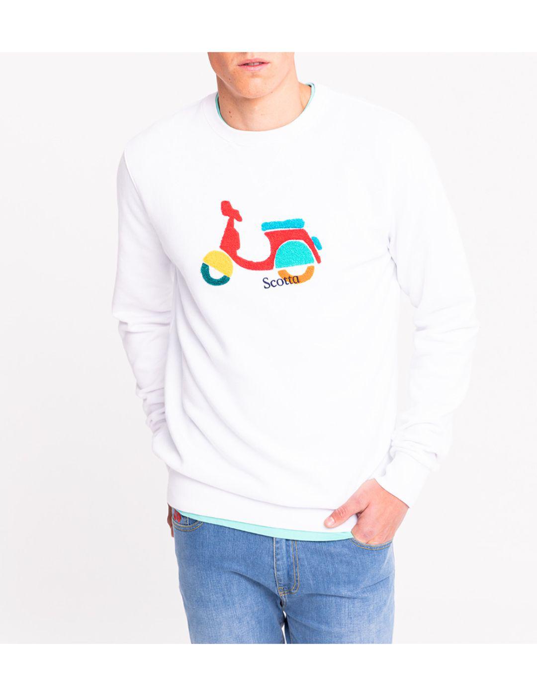 SUDADERA LOGO BLANCA-W