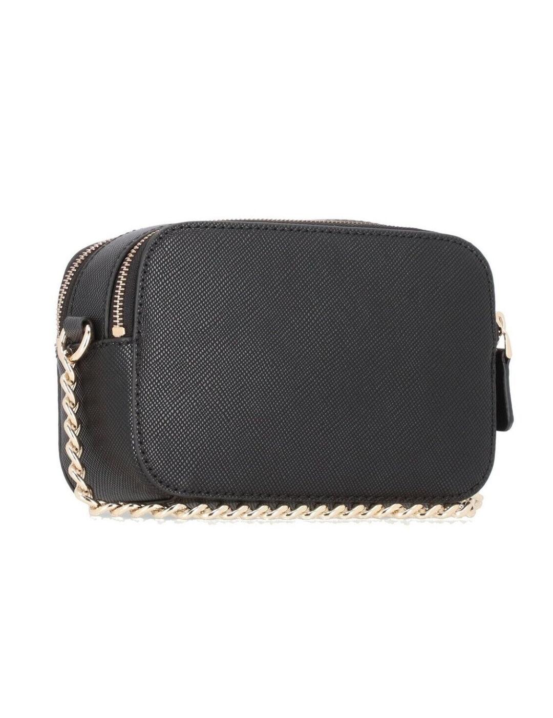 Bolso Guess Noelle negro con cadena dorada para mujer