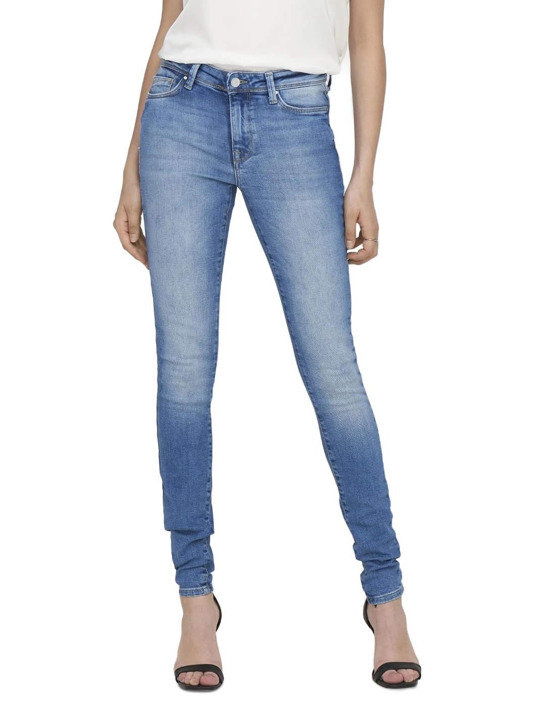 Pantal n vaquero Salsa wonder push up flare tiro bajo mu