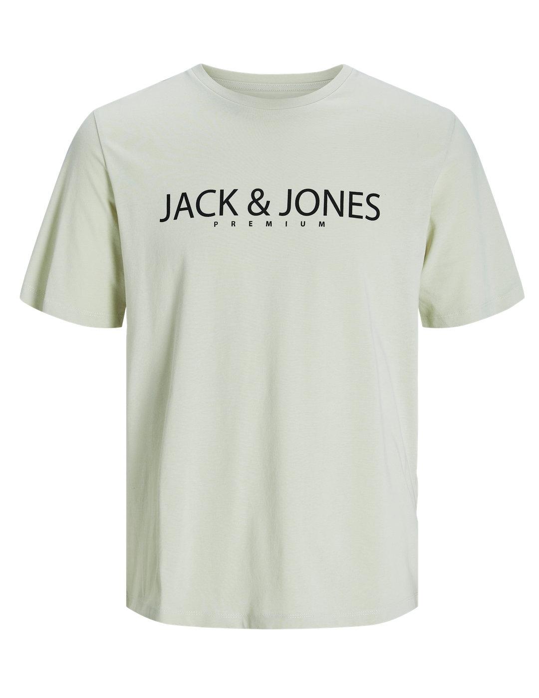 Camiseta Jack&Jones Jack verde manga corta para hombre