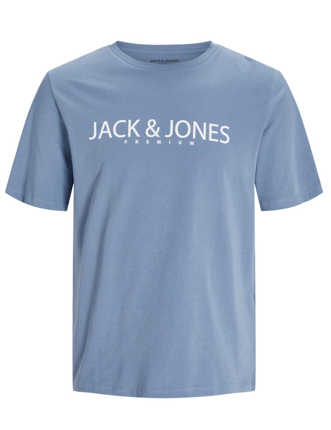 Camiseta Jack&Jones Jack azul manga corta para hombre