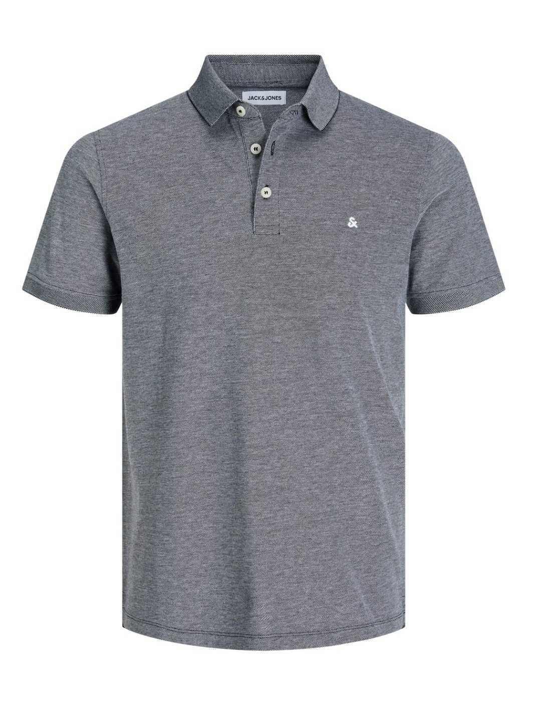 Polo Jack&Jones Paulos gris manga corta de hombre