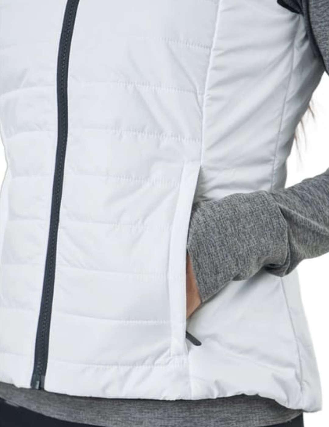 Chaleco Helly Hansen Insulator blanco guateado para mujer