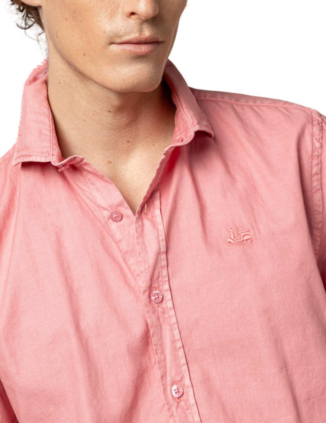 Camisa Scotta Estructura pinpoint pomelo Regular para hombre